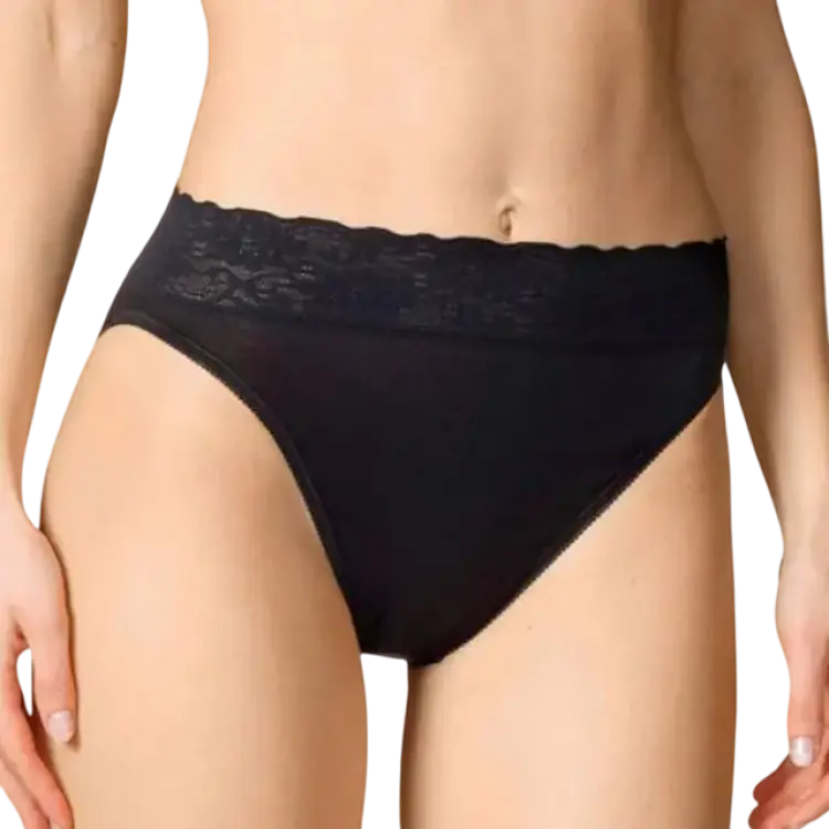 Calida Classic Lycraspitze Brief - Black