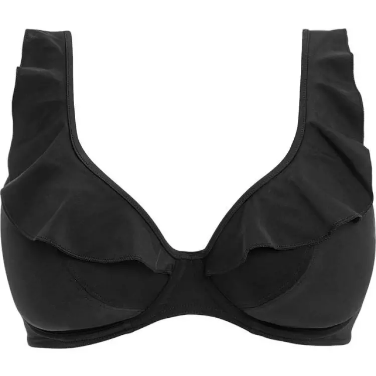 Freya Jewel Cove bikini top Volang Plain Black