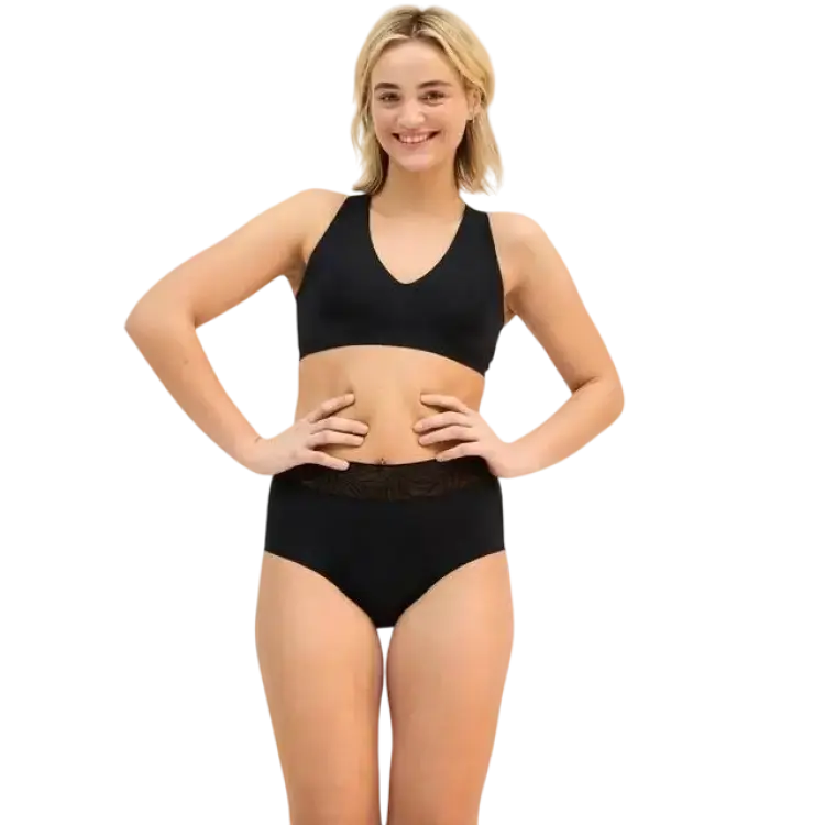 Lindex Female Engineering Menstrosa Hög Absorption - Hög Midja