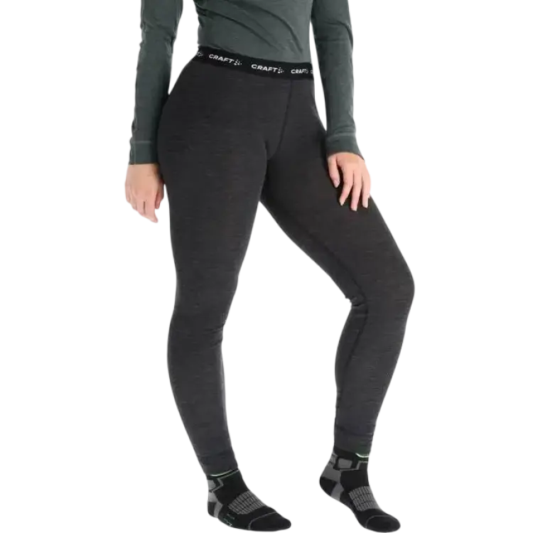 Craft Core Wool Merino Byxor W - Svart