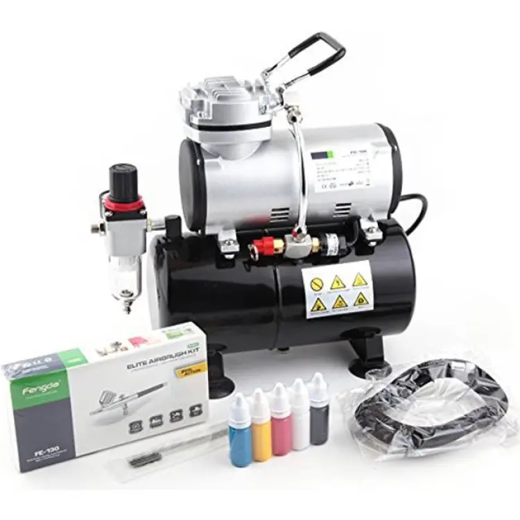 Fengda FD-186K airbrushkit med kompressor