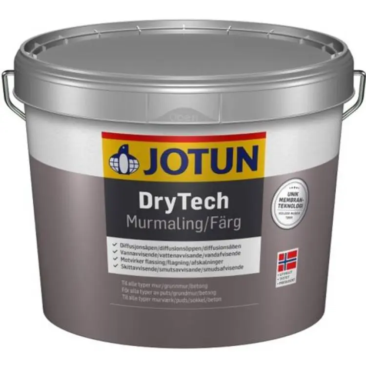 Jotun DryTech Murfärg Vit 3 L