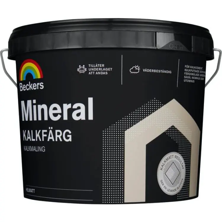 Beckers Mineral Kalkfärg 12,5 Kg 10L