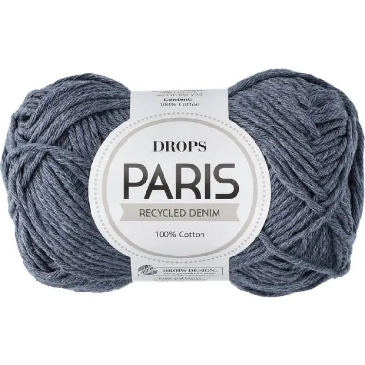Drops Design Paris Recycled Denim Dark Wash 75m