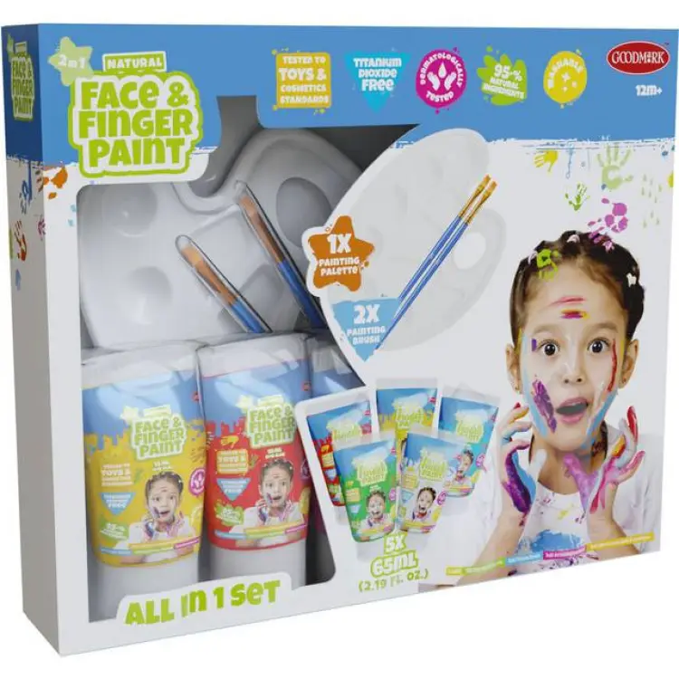 Boti Natural Face Finger Paint Set