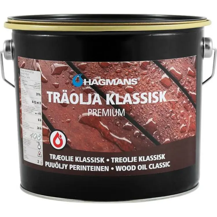Hagmans Träolja Klassisk Premium 3 L