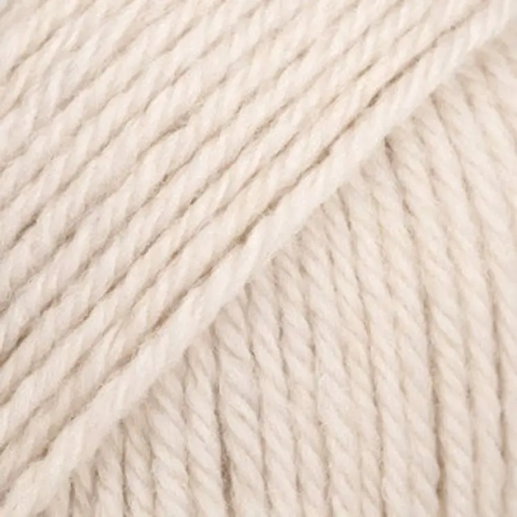 Drops Design Fiesta Garn Unicolor 02 Ljus Beige