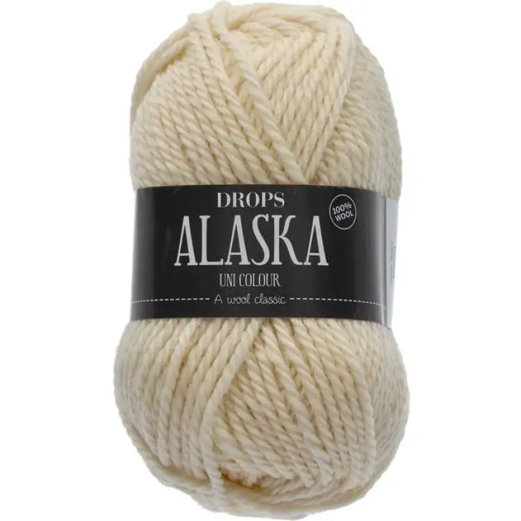 Drops Design Alaska Uni Colour Off White 70m