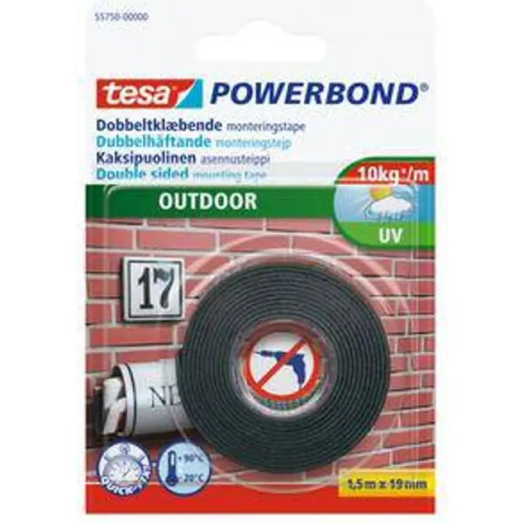 tesa Powerbond Outdoor 1,5 m x 19 mm