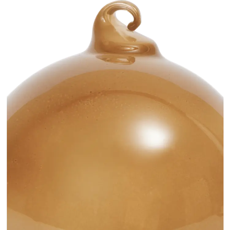 ferm LIVING Glass Bauble L 10 cm 3-pack Roseate Opaque