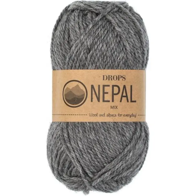 Drops Design Nepal Mix Medium Grey 75m