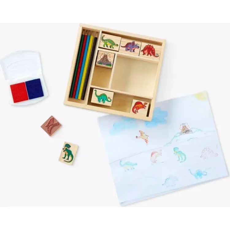 Melissa & Doug Dinosaur Stamp Set