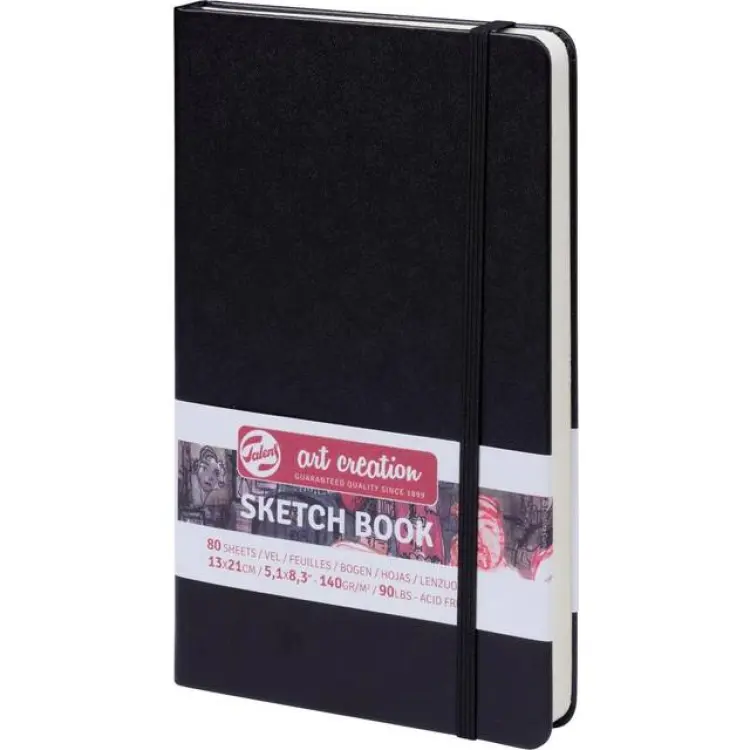 Talens Art Creation Sketchbook Black 13×21 cm