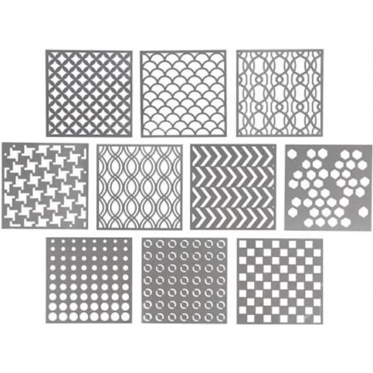 Creativ Company Storpack Schabloner 15x15 cm 10 ark