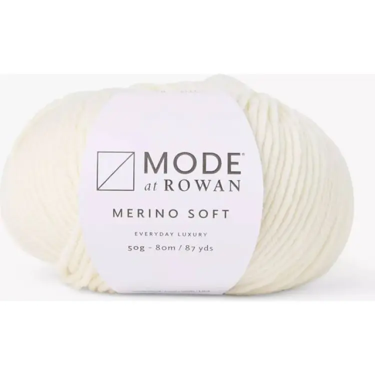 Rowan Mode Merino Soft Garn 17 Snö