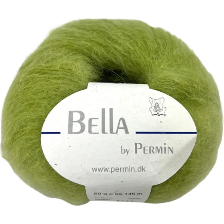 Permin Bella Mohair Lime 145m