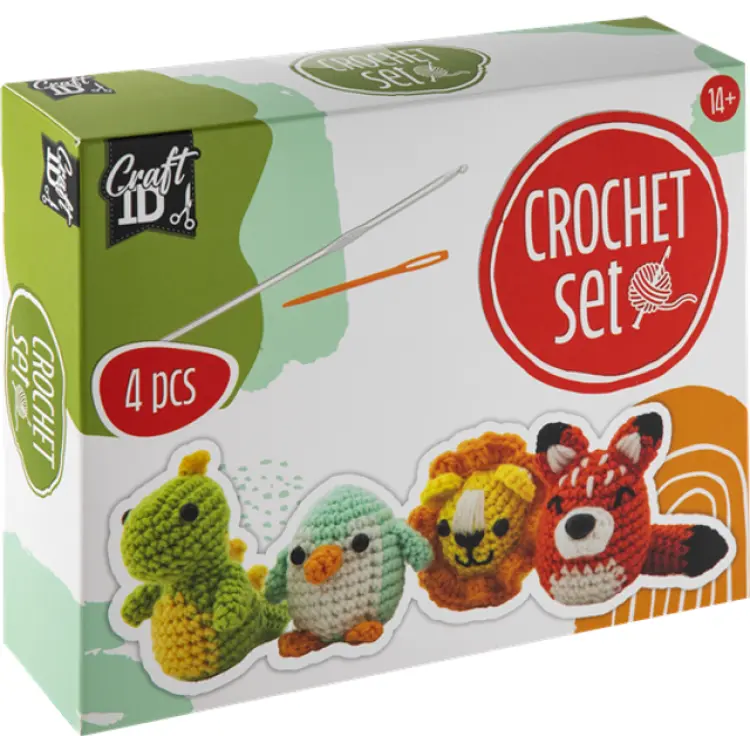 Craft Sensations Crochet Kit 4 pcs