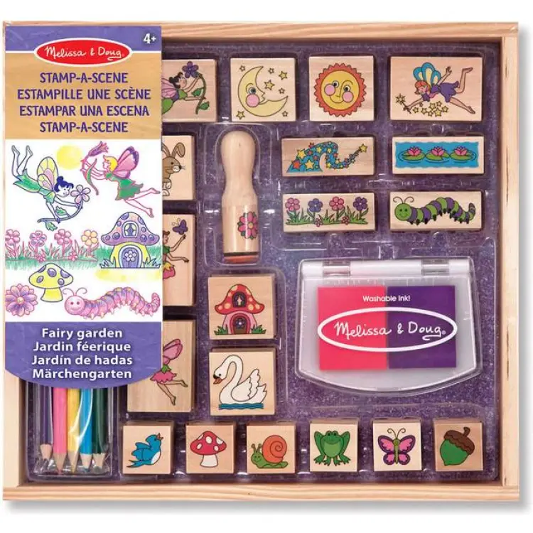 Melissa & Doug Stämpelset Fairy Garden