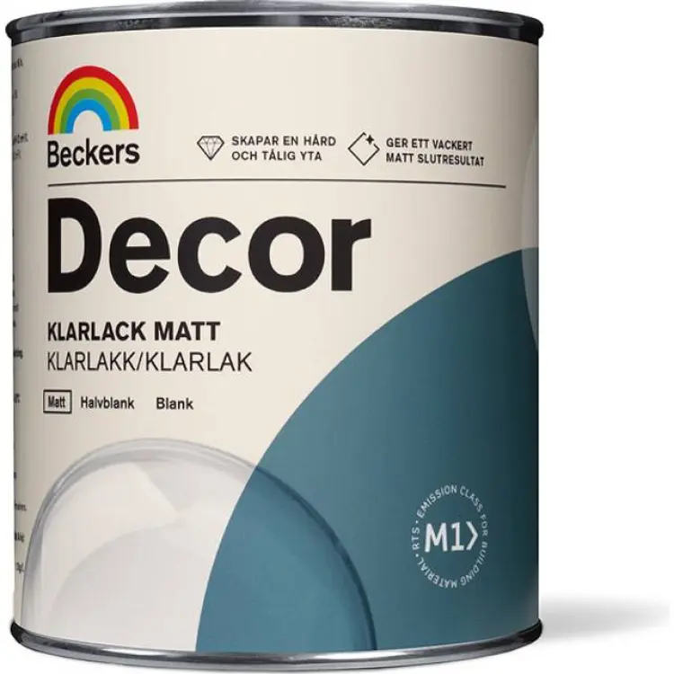 Beckers Klarlack Matt 0,75 L