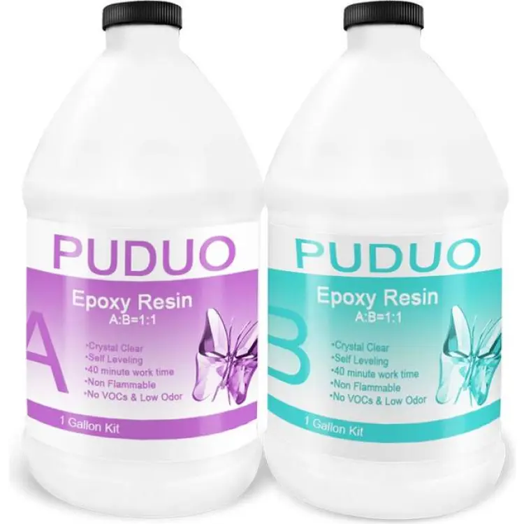 Puduo epoxy resin kit 1 gallon