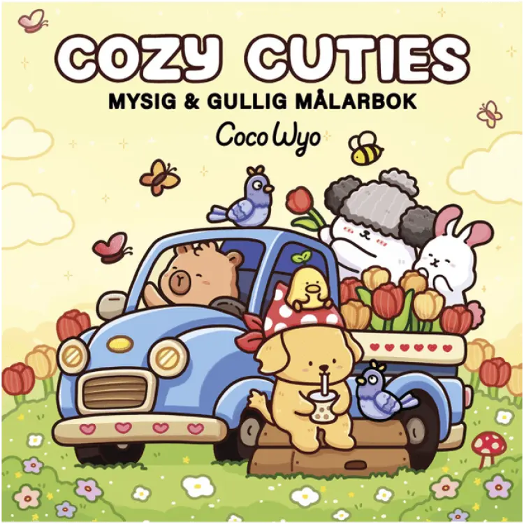 Coco Wyo Mysig Och Gullig Målarbok