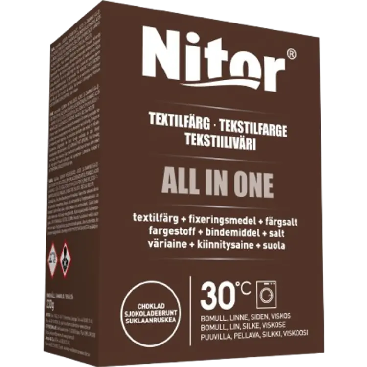 Nitor Textile Dye All in One Chocolate 230g