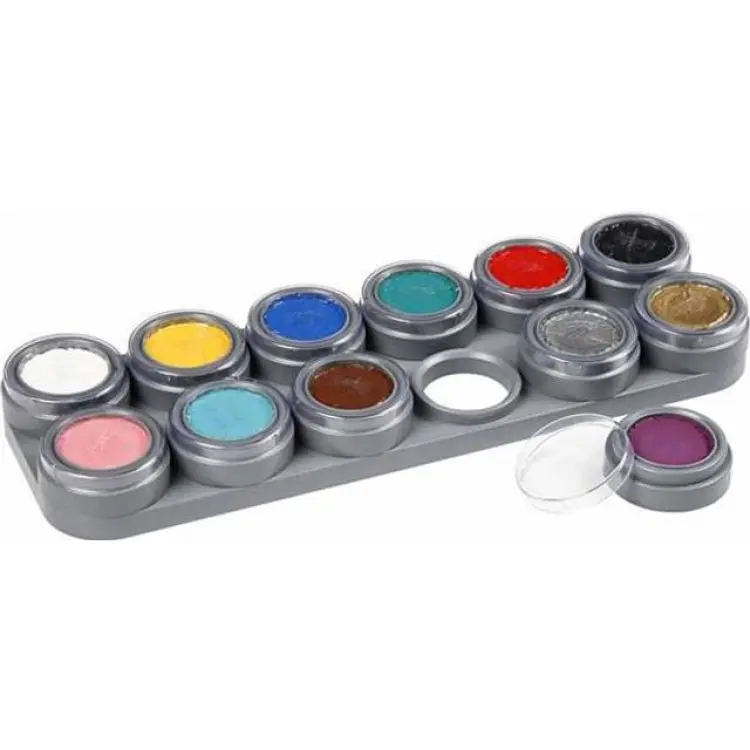 Grimas Water Make-up Pure palett 12 x 2,5 ml