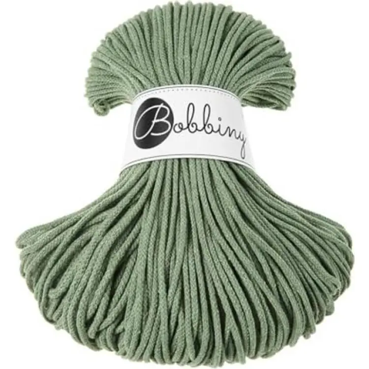 Bobbiny Junior 3 mm flätat makramésnöre 100 m