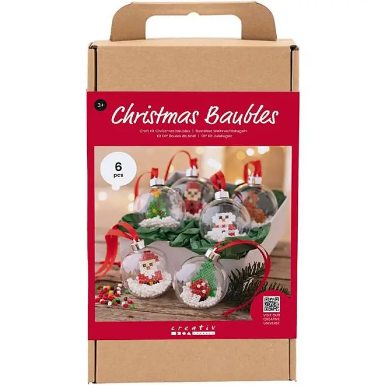 Creativ Company DIY Kit Julgranskulor Pärlor