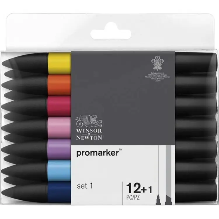 Winsor & Newton ProMarker 12+1 Set 1