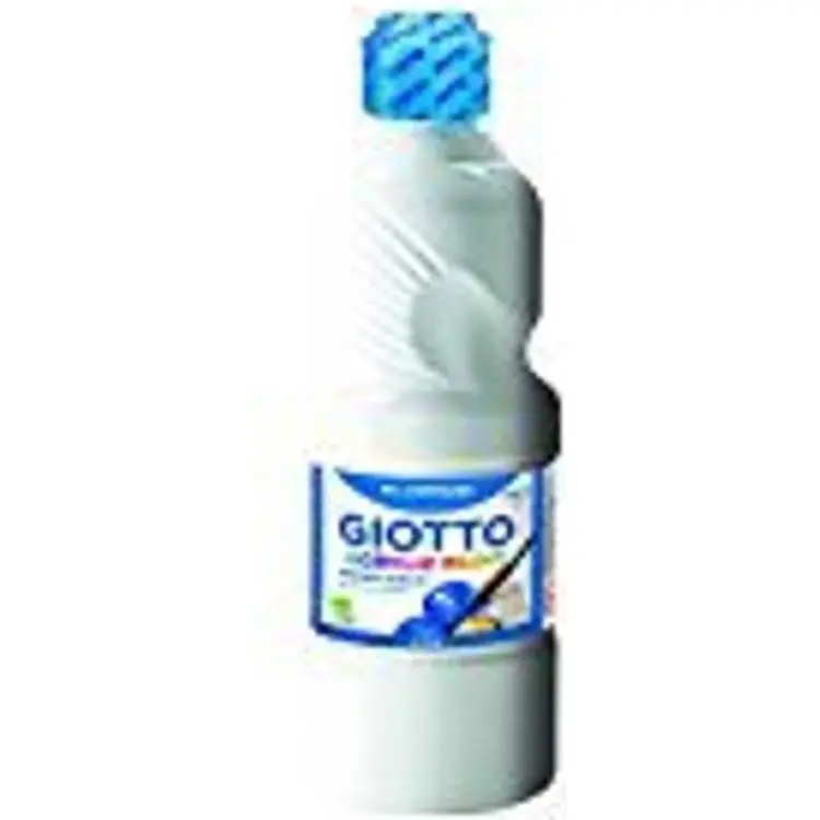 Giotto Tempera Acrylic Paint Black White 500ml
