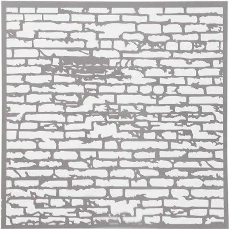 Creotime Schablon 30,5 x 30,5 cm Stenmur
