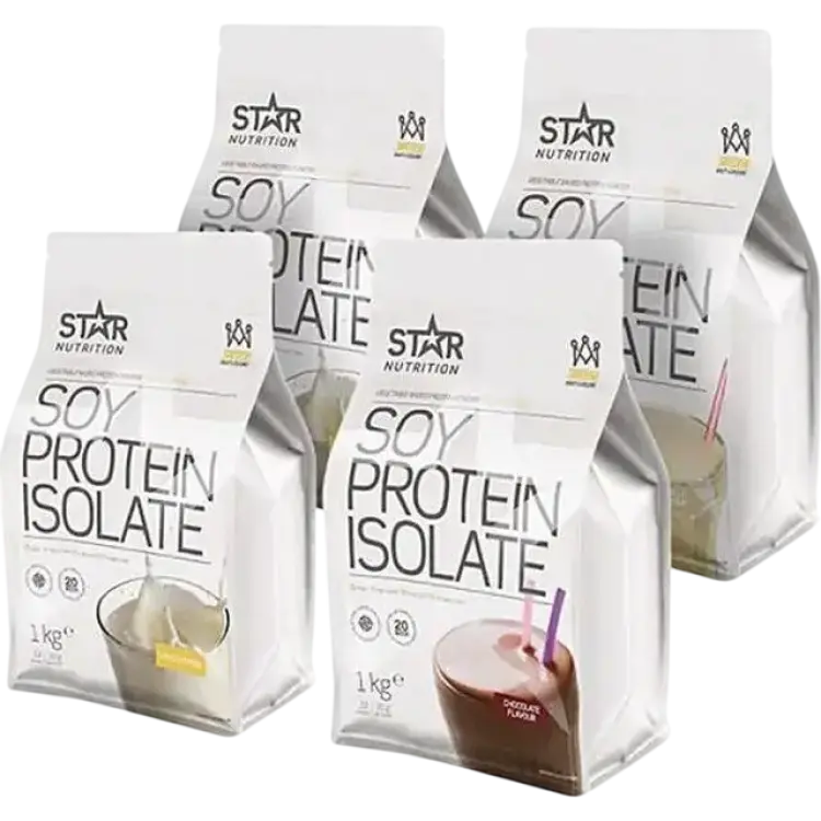 Star Nutrition Soy Protein Isolate 1kg Chocolate 4 st