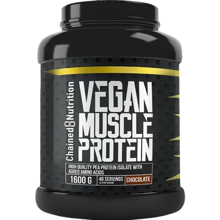 Chained Nutrition Vegan Muscle Protein, 1600 g, Variationer Strawberry