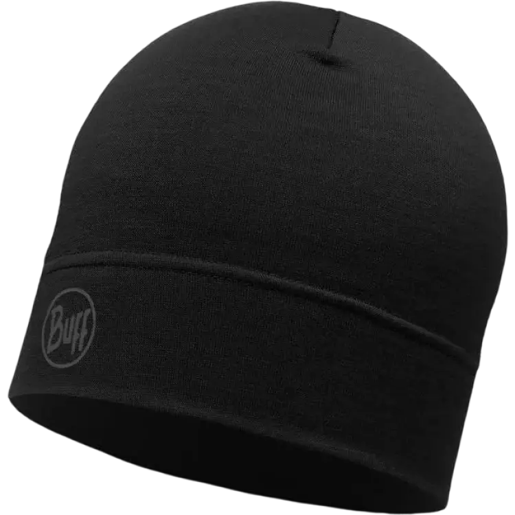 Buff Lightweight Merino Wool Hat - Black