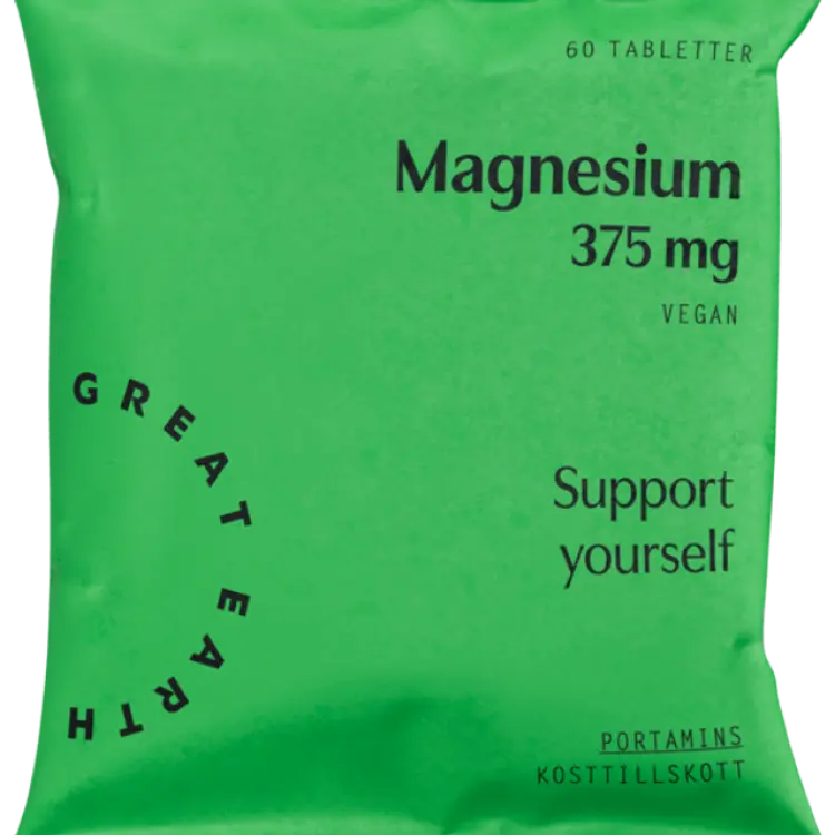 Great Earth Magnesium 375 mg Refill 60 st