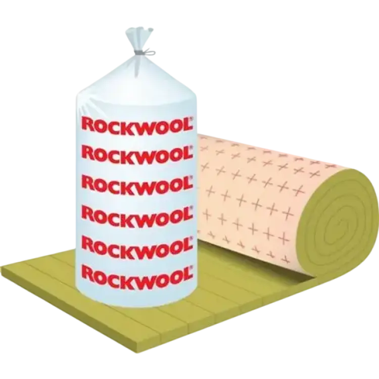 Rockwool Prolit Lamelmåtte 50x1000x5000mm Glat Papir