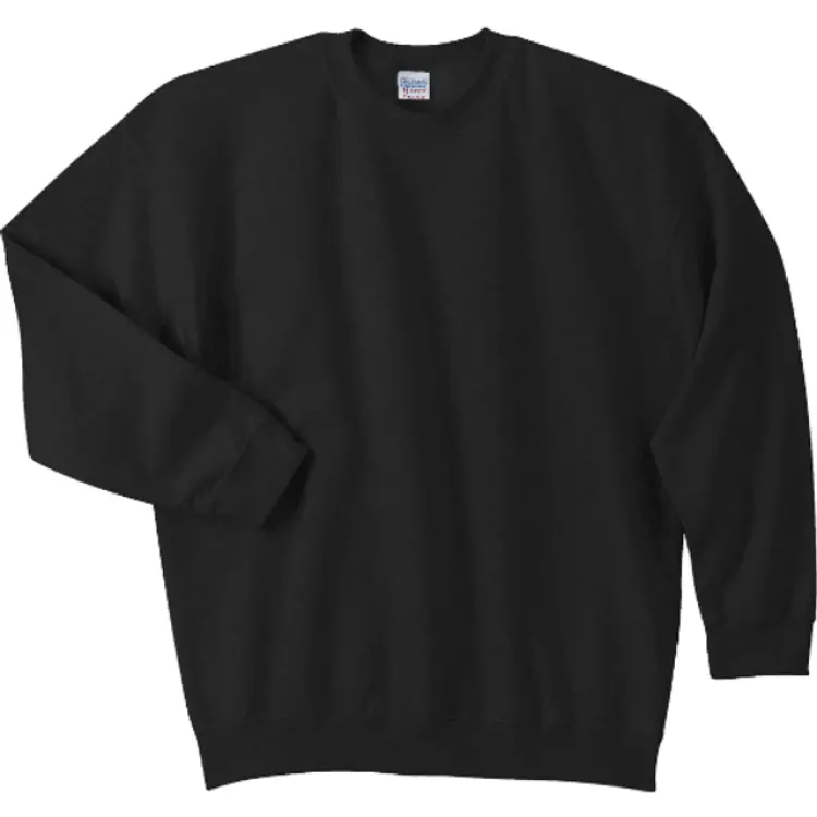 Gildan Men’s 18000 Heavy Blend Crewneck Sweatshirt - Black