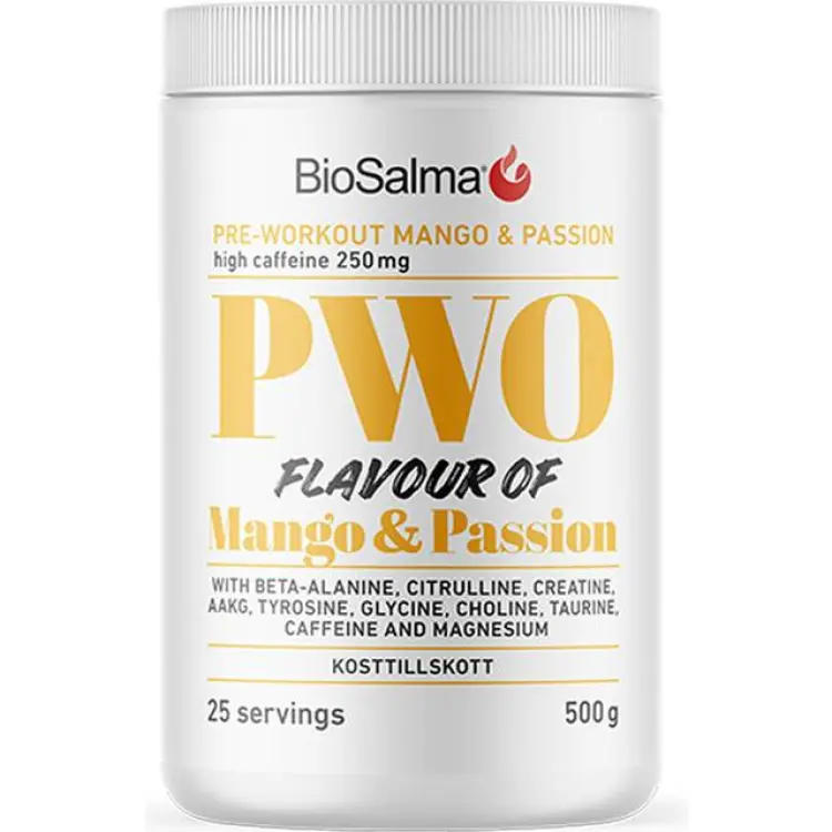 BioSalma PWO Mango Passionsfrukt 500 Gram