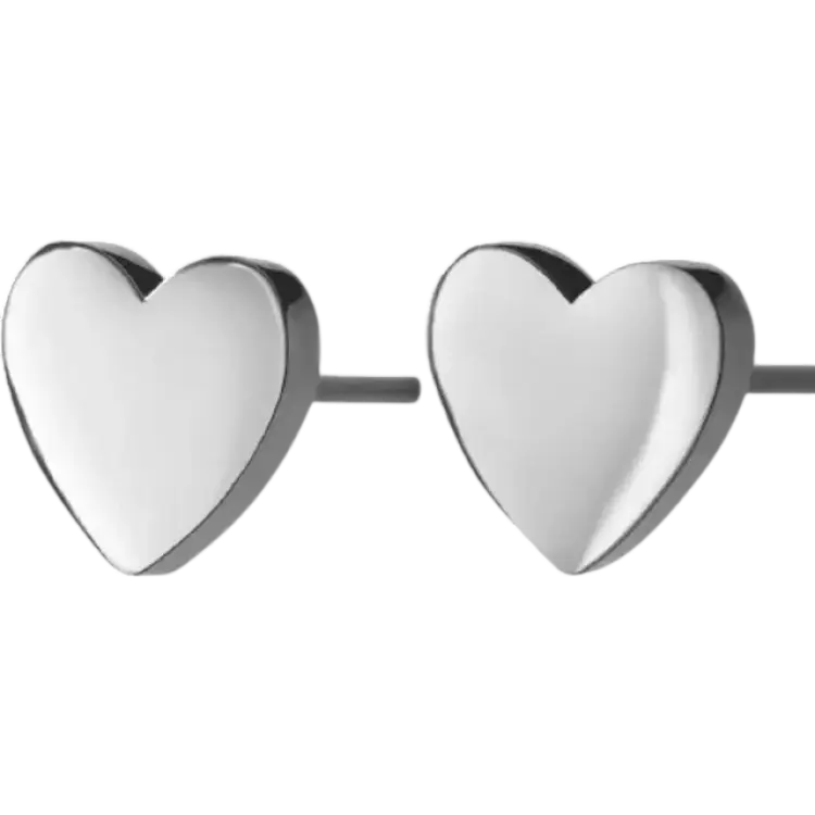 Edblad Pure Heart Studs - Silver