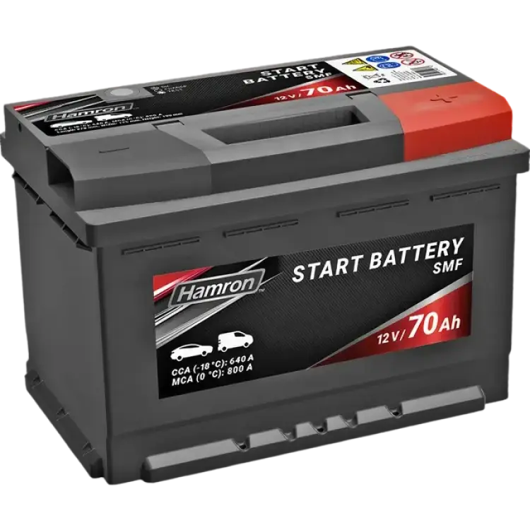 Hamron Bilbatteri 70 Ah