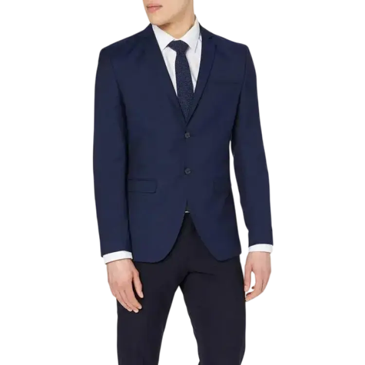 Jack & Jones JPRSOLARIS Super Slim Fit Blazer - Blue/Dark Navy