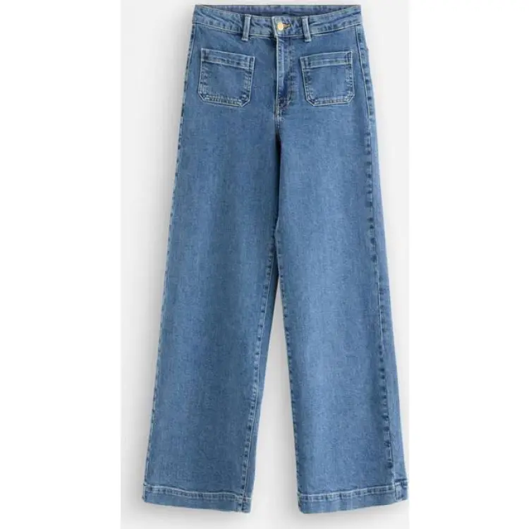 Lindex WIDE Jeans Med Hög Midja