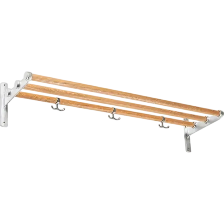 Essem Design Nostalgia Aluminum/Oak Hatthylla 100x18.8cm