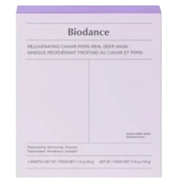 Biodance Rejuvinating Caviar PDRN Real Deep Mask Set 34g 4 Sheets