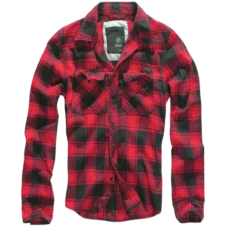 Brandit Check Shirt - Red/Black