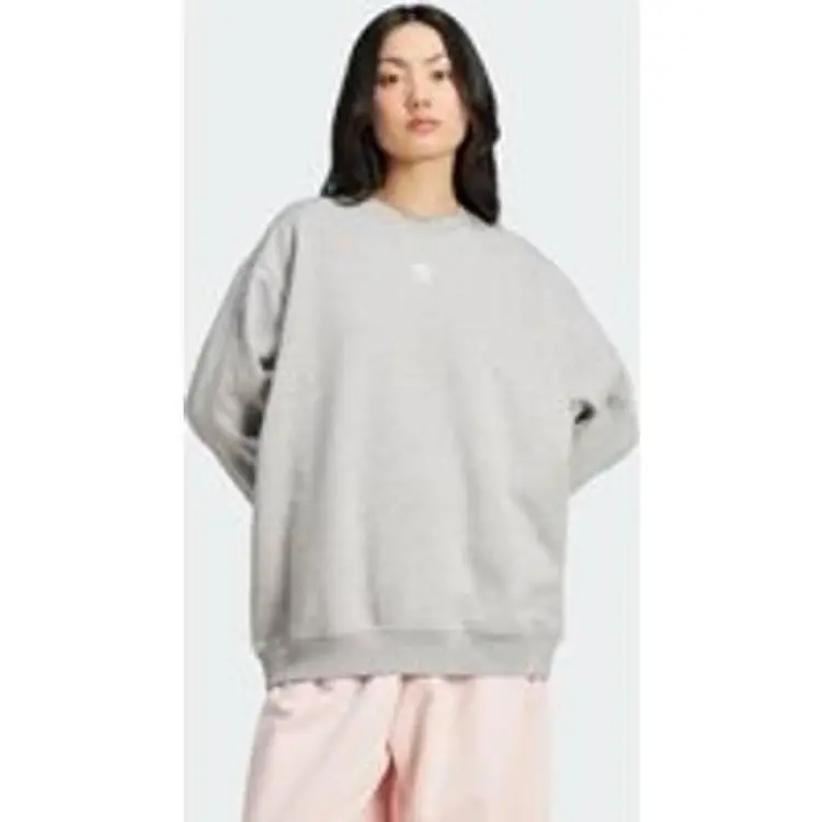 adidas Originals Essentials Fleece Long Oversized Crew Sweatshirt
