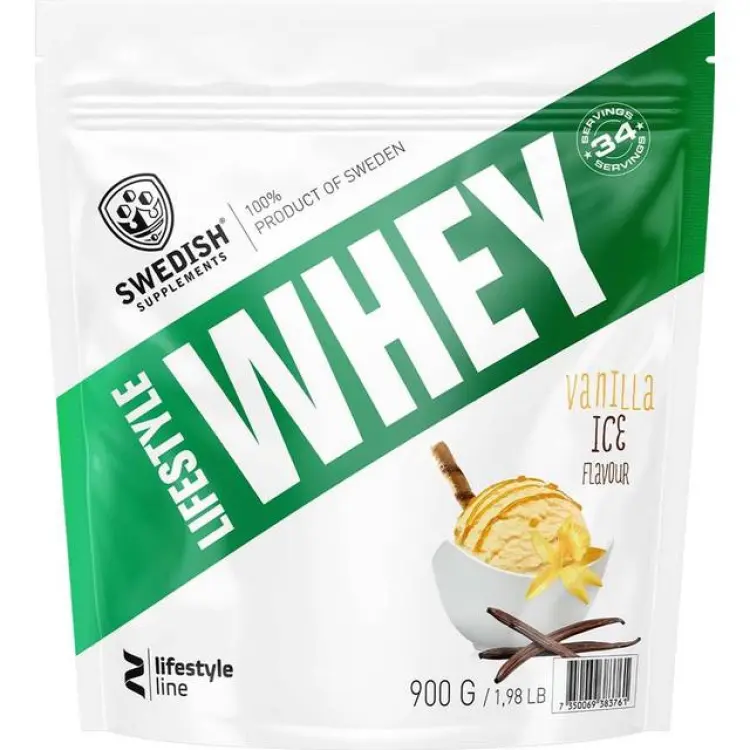 Swedish Supplements Lifestyle Whey Vanilla Ice 900 g