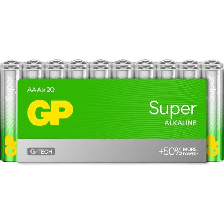 GP Super Alkaline AAA 20-pack