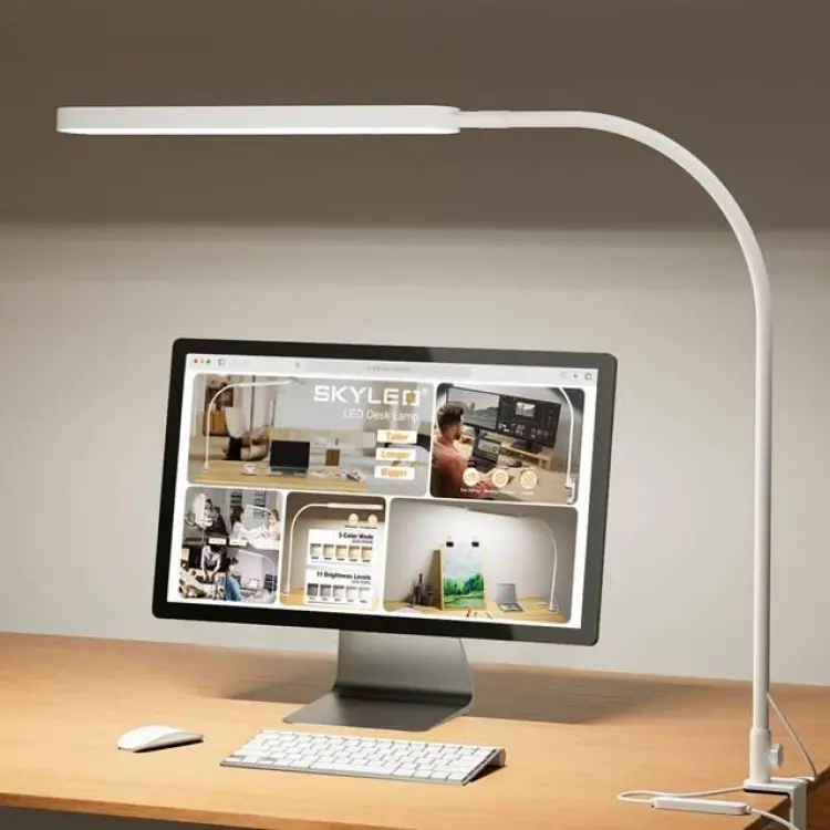 SKYLEO Skrivbordslampa 85 cm LED 5 Färglägen Bordslampa